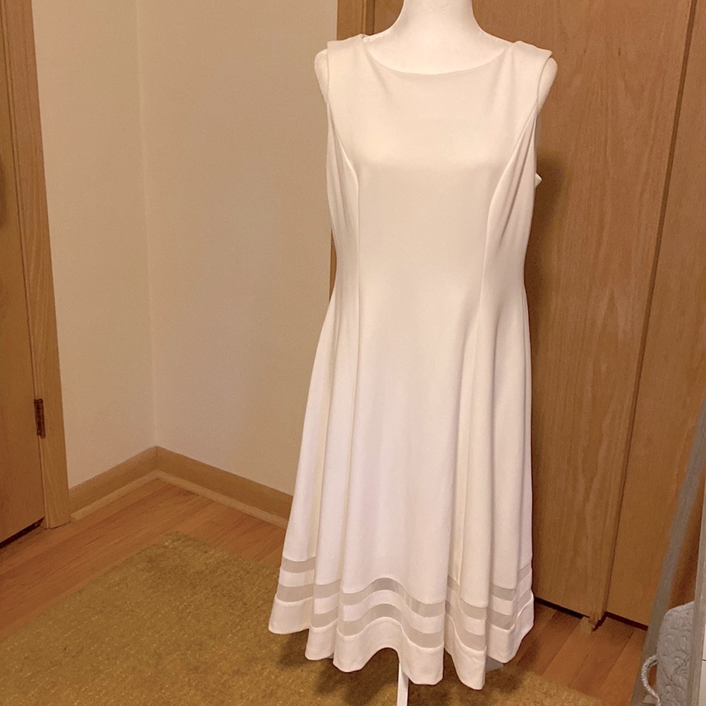 Calvin Klein white dress